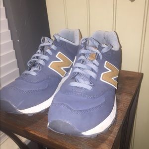 Blue white and brown NewBalance